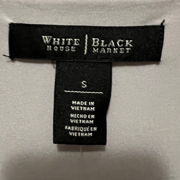 White House Black Market Shimmer Tiered Shell - Picture 3 of 4